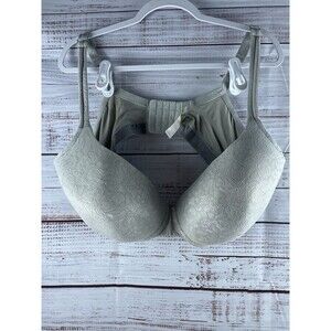 CACIQUE Bra Size 42F Gray Scoop Lightly Lined T-shirt